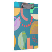 Abstracte geometrische vormen, kleurrijke multiove klembord (Rechts)