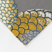 Abstracte geometrische vormen: kleurrijke Waterver Fleece Deken (Hoek)