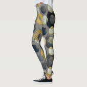 Abstracte geometrische vormen: kleurrijke Waterver Leggings (Links)