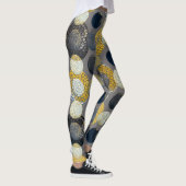 Abstracte geometrische vormen: kleurrijke Waterver Leggings (Rechts)