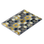 Abstracte geometrische vormen: kleurrijke Waterver Notitieboek (Linkerzijde)