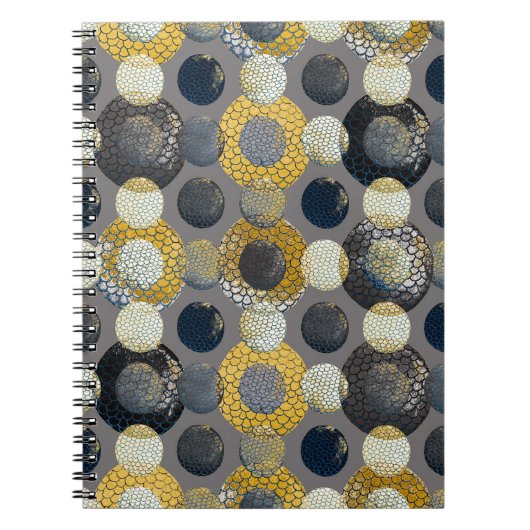 Abstracte geometrische vormen: kleurrijke Waterver Notitieboek (Voorkant)