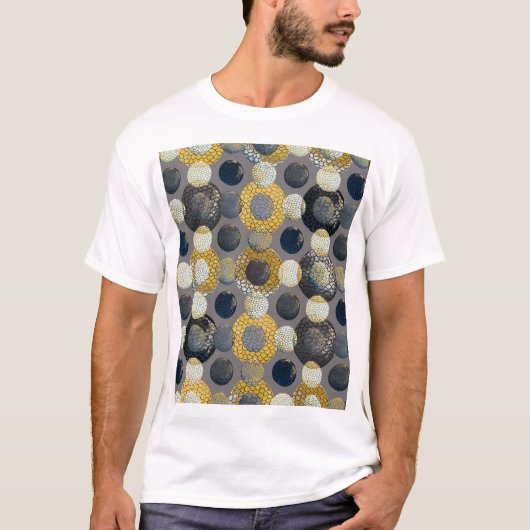 Abstracte geometrische vormen: kleurrijke Waterver T-shirt (Voorkant)