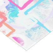 Abstracte geometrische vormen korte tafelloper (Hoek)