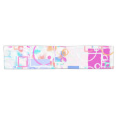 Abstracte geometrische vormen korte tafelloper (Horizontaal)