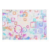 Abstracte geometrische vormen kussensloop (Achterkant-Rechts)