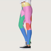 Abstracte Geometrische Vormen Leggings (Links)
