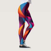 abstracte geometrische vormen leggings (Rechts)