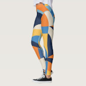Abstracte geometrische vormen leggings (Links)