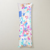 Abstracte geometrische vormen lichaamskussen (Achterkant (Verticaal))