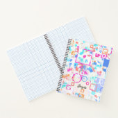 Abstracte geometrische vormen notitieboek (Binnen)