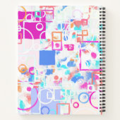 Abstracte geometrische vormen notitieboek (Achterkant)