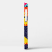 Abstracte geometrische vormen. Retrokleurige illus Case-Mate iPhone Case (Achterkant / Links)