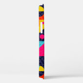 Abstracte geometrische vormen. Retrokleurige illus Case-Mate iPhone Case (Achterkant / Rechts)
