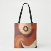 Abstracte geometrische vormen surrealistisch tote bag (Voorkant)