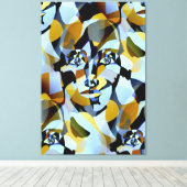 Abstracte geometrische vormen van Cubisme Canvas Afdruk (Insitu (Houten vloer))