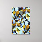 Abstracte geometrische vormen van Cubisme Canvas Afdruk (Voorkant)