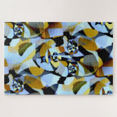 Abstracte geometrische vormen van Cubisme Legpuzzel (Horizontaal)