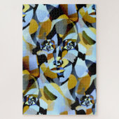 Abstracte geometrische vormen van Cubisme Legpuzzel (Verticaal)