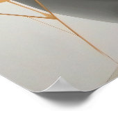 Abstracte geometrische vrouw - Minimalistische mod Poster (Hoek)