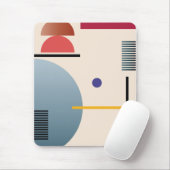 Abstracte geometrische wandkunst muismat (Met muis)