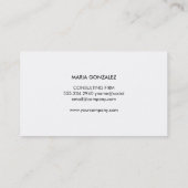 Abstracte geometrische waterverftechniek visitekaartje (Achterkant)