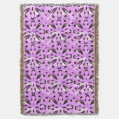 Abstracte geometrische zonnemijn deken (Voorkant Verticaal)