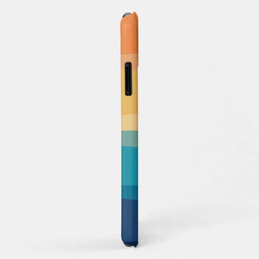 Abstracte geometrische zonsopgang Case-Mate iPhone case (Achterkant/rechts)