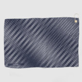 Abstracte geometrische zwarte en witte strepen golfhanddoek (Horizontaal)