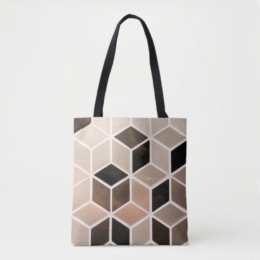 Abstracte gepantserde achtergrond. tote bag (Voorkant)