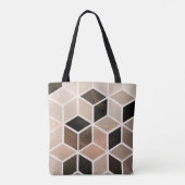 Abstracte gepantserde achtergrond. tote bag (Achterkant)