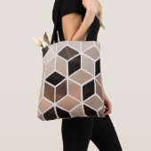 Abstracte gepantserde achtergrond. tote bag (Dichtbij)