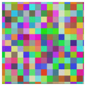 Abstracte Gepixeliseerde RGB Chaos Stof (Swatch)