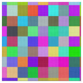 Abstracte Gepixeliseerde RGB Chaos Stof (Close Up)