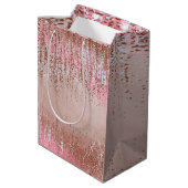 Abstracte geschenktassen met verfspatten medium cadeauzakje (Achterkant Gekanteld)