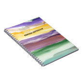 abstracte geschilderd notitieboek (Rechterzijde)