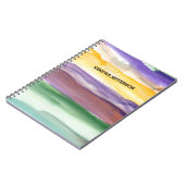 abstracte geschilderd notitieboek (Linkerzijde)