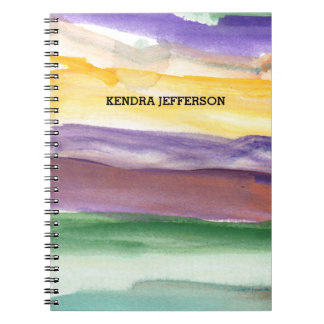 abstracte geschilderd notitieboek