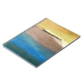 abstracte geschilderd notitieboek (Linkerzijde)