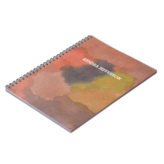 abstracte geschilderd notitieboek (Linkerzijde)