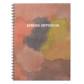 abstracte geschilderd notitieboek (Voorkant)