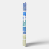 Abstracte geschilderde achtergrond van de waterver Case-Mate iPhone case (Achterkant / Rechts)