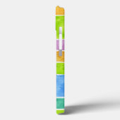 Abstracte geschilderde achtergrond van de waterver Case-Mate iPhone case (Achterkant / Links)