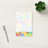 Abstracte geschilderde achtergrond van de waterver post-it® notes (Kantoor)