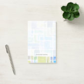 Abstracte geschilderde achtergrond van de waterver post-it® notes (Kantoor)