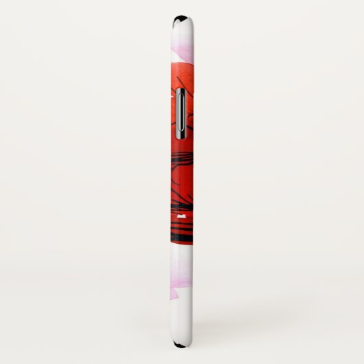 Abstracte geschilderde florale achtergrond 2 Case-Mate iPhone case (Achterkant / rechts)