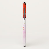 Abstracte geschilderde florale achtergrond 2 Case-Mate iPhone case (Achterkant/links)