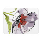 Abstracte geschilderde florale achtergrond 3 magneet (Horizontaal)