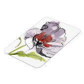 Abstracte geschilderde florale achtergrond 3 magneet (Linkerzijde)