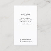  Abstracte geschilderde pastel art vormen Visitekaartje (Achterkant)